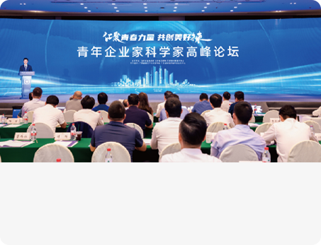 青年企业家科学家高峰论坛现场